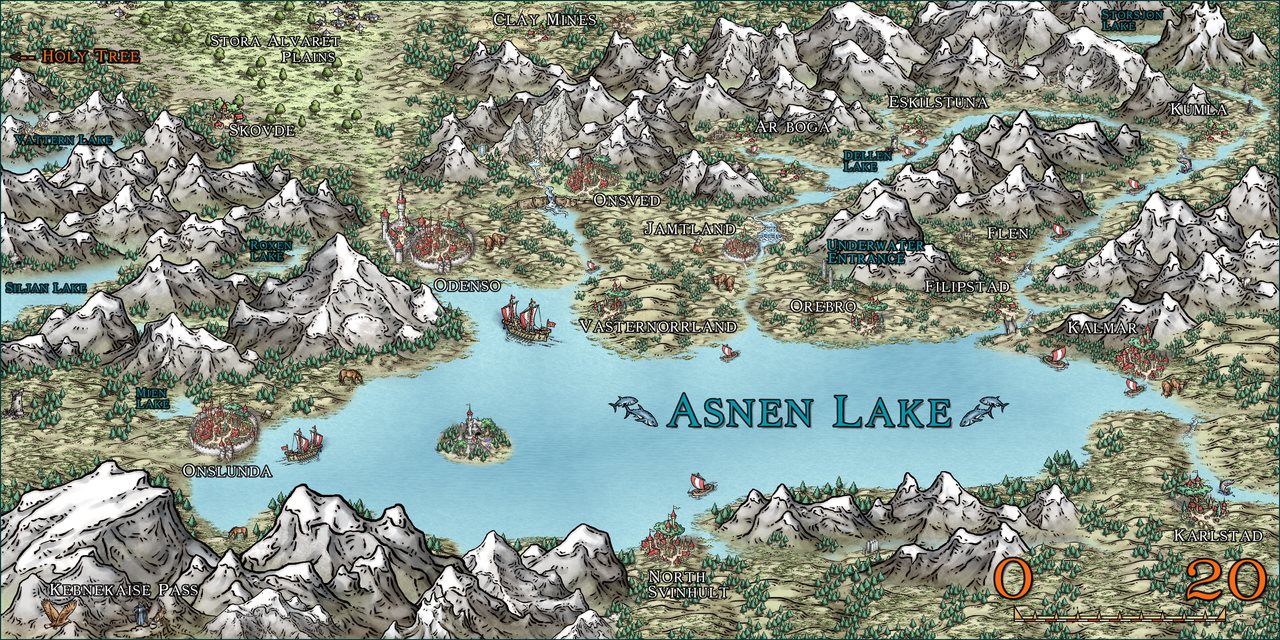Nibirum Map: asnen lake by Ricko Hasche